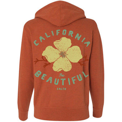 Cali Beautiful Zipper Hoodie-CA LIMITED