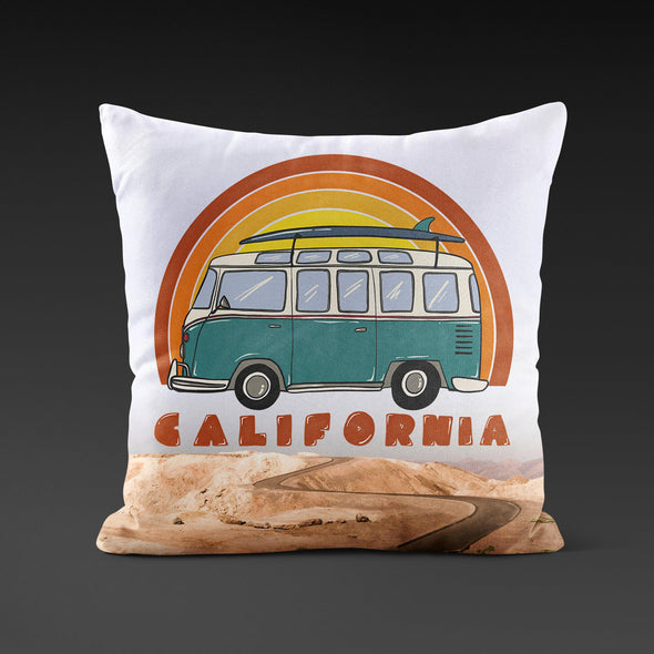 Cali Surf Van Pillow-CA LIMITED