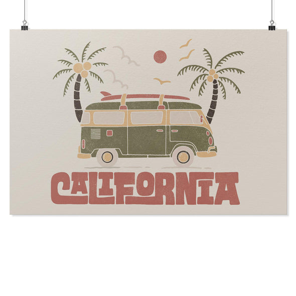 Cali Van Cream Poster-CA LIMITED
