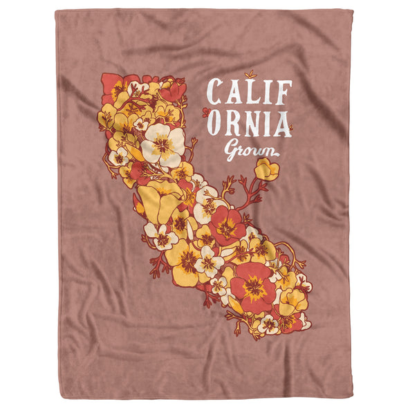 Cali grown Mauve Blanket