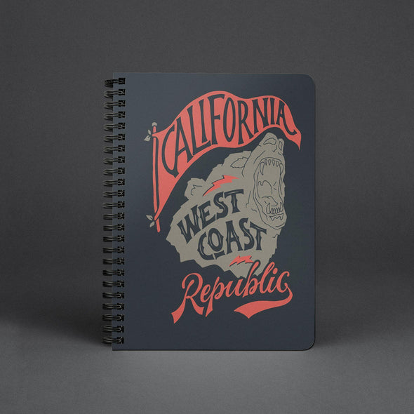 California Bear Spiral Notebook-CA LIMITED