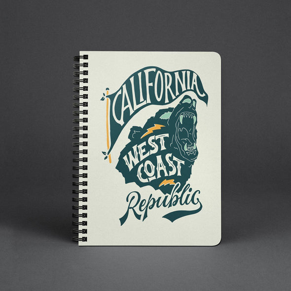 California Bear Spiral Notebook-CA LIMITED