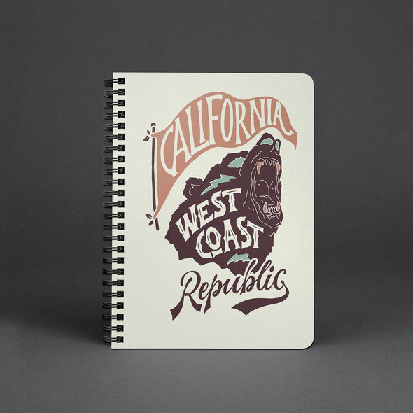 California Bear Spiral Notebook-CA LIMITED