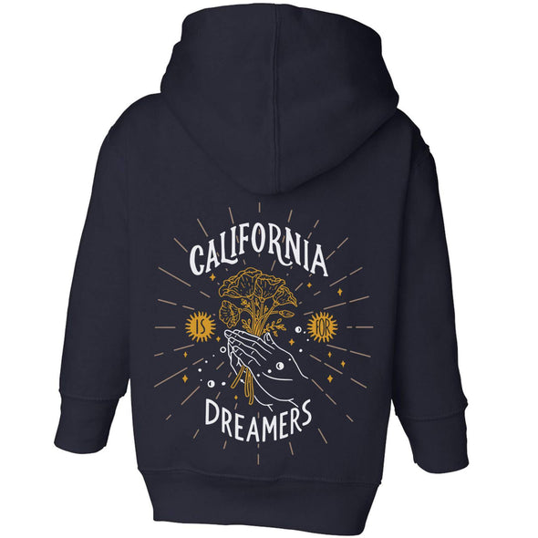 California Dreamers Toddlers Zip Up Hoodie-CA LIMITED