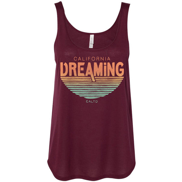 California Dreaming Side Slit Tank-CA LIMITED