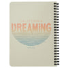California Dreaming Stripes Cream Spiral Notebook-CA LIMITED