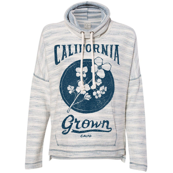 California Grown Circle Baja Cowl Neck Sweater-CA LIMITED