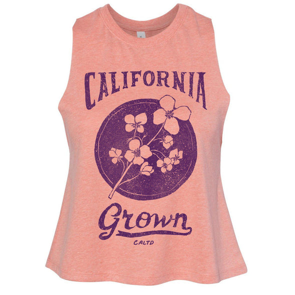 California Grown Circle Cropped Tank-CA LIMITED