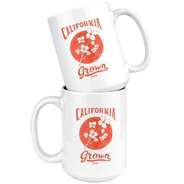 California Grown Circle Orange Mug-CA LIMITED