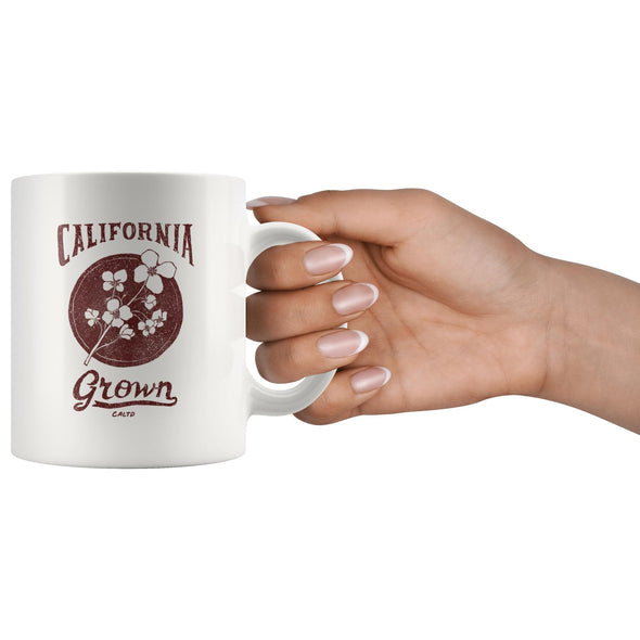 California Grown Circle Red Mug-CA LIMITED