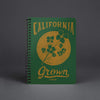 California Grown Green Spiral Notebook-CA LIMITED