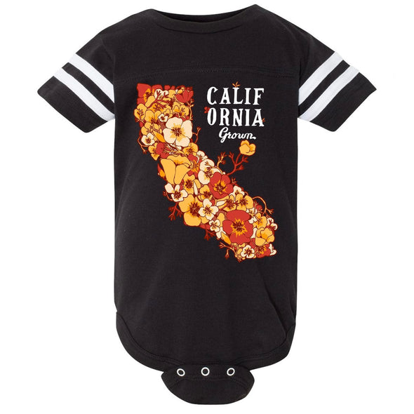 California Grown Stripes Baby Onesie-CA LIMITED