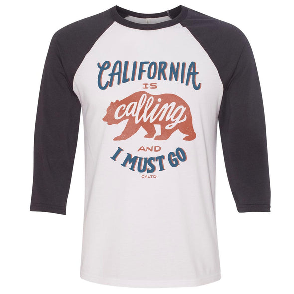 California Is Calling Baseball Tee-CA LIMITED