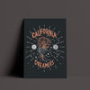 California Is For Dreamers Black Poster-CA LIMITED