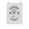 California Is For Dreamers Light Grey Poster-CA LIMITED