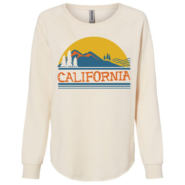 California Mountains Crewneck Sweatshirt-CA LIMITED