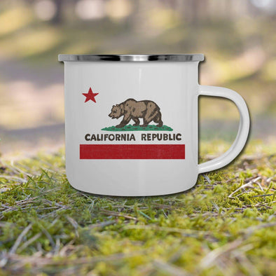 California Republic State Flag Camper Mug-CA LIMITED