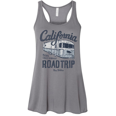 California Roadtrip storm Racerback Tank-CA LIMITED