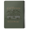 California Roamin' Olive Spiral Notebook-CA LIMITED