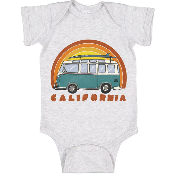 California Surf Van Baby Onesie-CA LIMITED