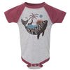 California Whale Baseball Baby Onesie-CA LIMITED