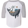 California Whale Toddler Baseball Tee-CA LIMITED