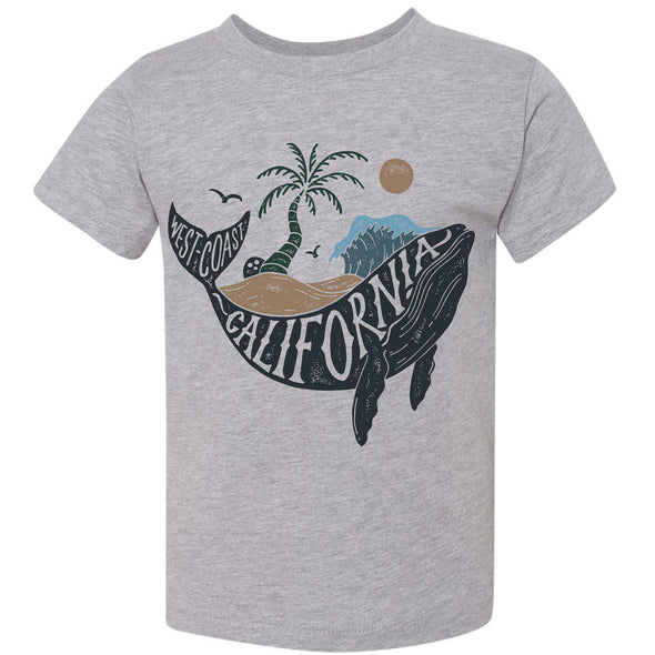 California Whale Toddlers Tee-CA LIMITED