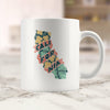 Calimap Flower Ceramic Mug-CA LIMITED
