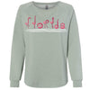 Curvy Flamingos FL Crewneck Sweatshirt-CA LIMITED