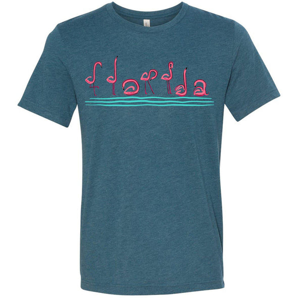 Curvy Flamingos FL Tee-CA LIMITED