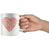 Curvy Heart Coral Mug-CA LIMITED