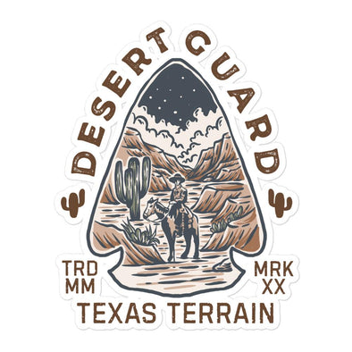 Desert Guard Texas Decal-CA LIMITED