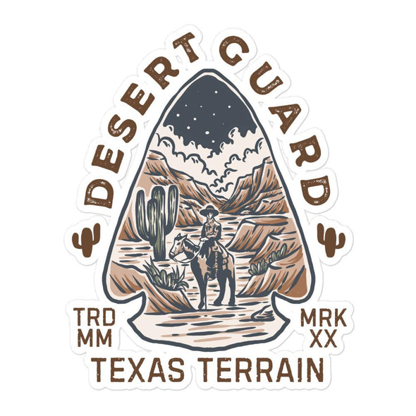 Desert Guard Texas Decal-CA LIMITED