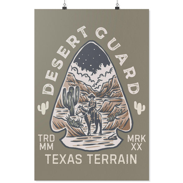 Desert Guard Texas Olive Poster-CA LIMITED
