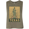 Desert Sunset TX Crop Tank-CA LIMITED