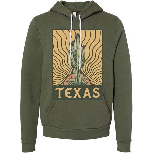 Desert Sunset TX Pullover Hoodie-CA LIMITED