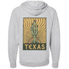 Desert Sunset TX Raglan Zipper Hoodie-CA LIMITED