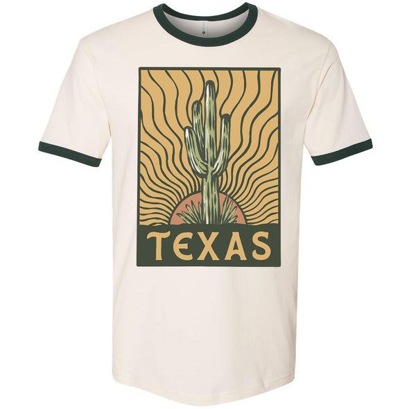 Desert Sunset TX Ringer Tee-CA LIMITED