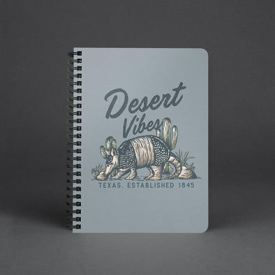 Desert Vibes Texas Grey Notebook-CA LIMITED