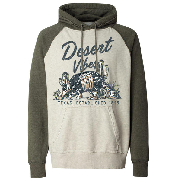 Desert Vibes Texas Raglan Hoodie-CA LIMITED