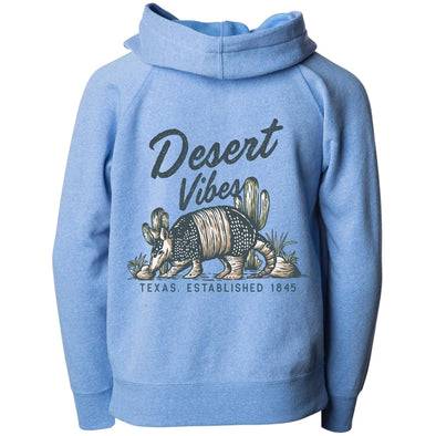 Desert Vibes Texas Raglan Toddlers Zip Up Hoodie-CA LIMITED