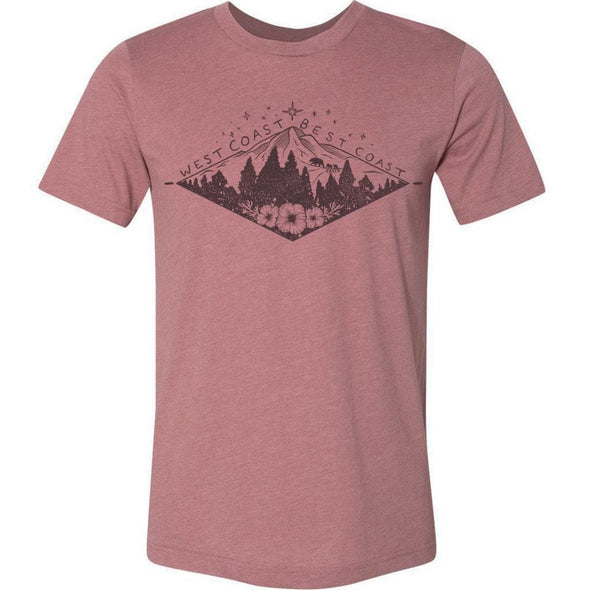 Diamond Best Coast Mauve tee-CA LIMITED