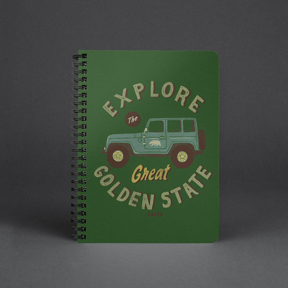 Explore Green Spiral Notebook-CA LIMITED