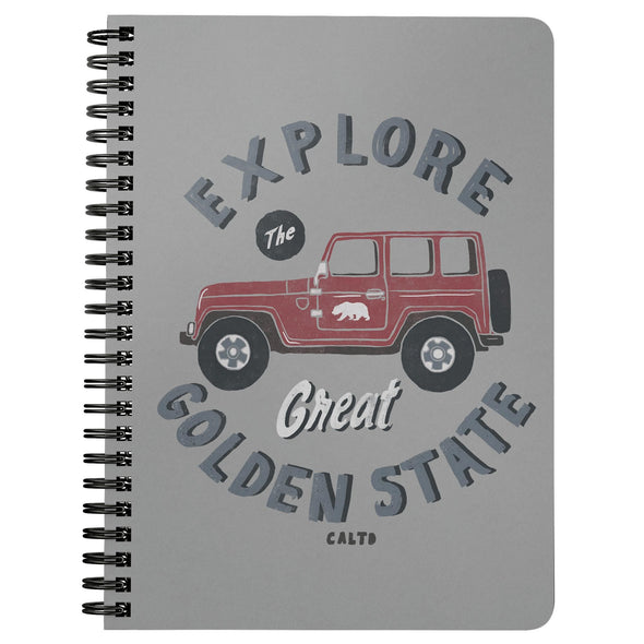 Explore Grey Spiral Notebook-CA LIMITED