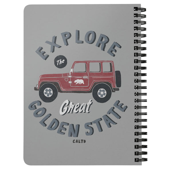 Explore Grey Spiral Notebook-CA LIMITED