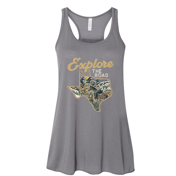 Explore the Road Texas Flowy Tank-CA LIMITED