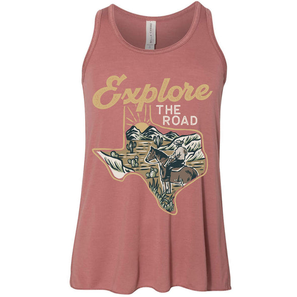 Explore the Road Texas Youth Flowy Tank-CA LIMITED