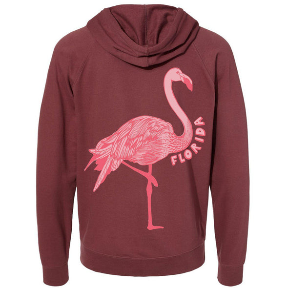 Flamingo FL Raglan Zipper Hoodie-CA LIMITED