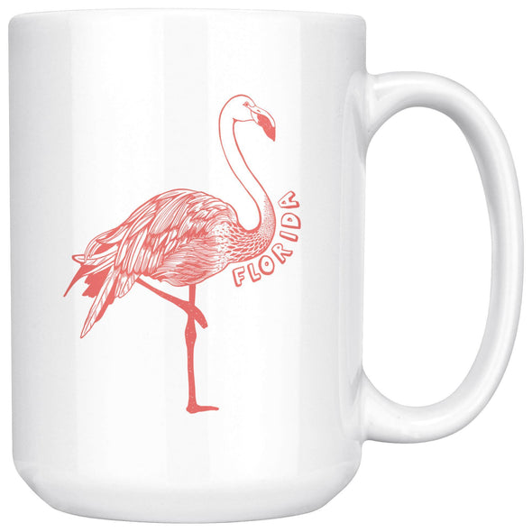 Flamingo FL Red Ceramic Mug-CA LIMITED