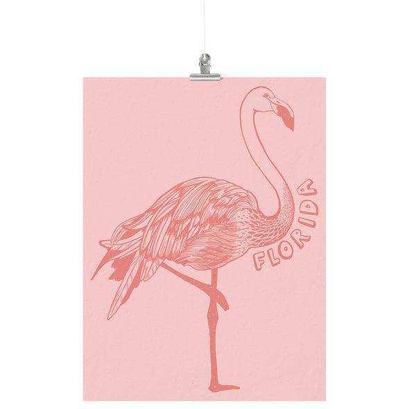 Flamingo Florida Pink Poster